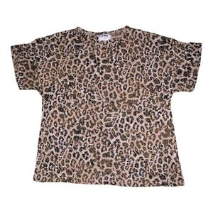 LNA animal print tee